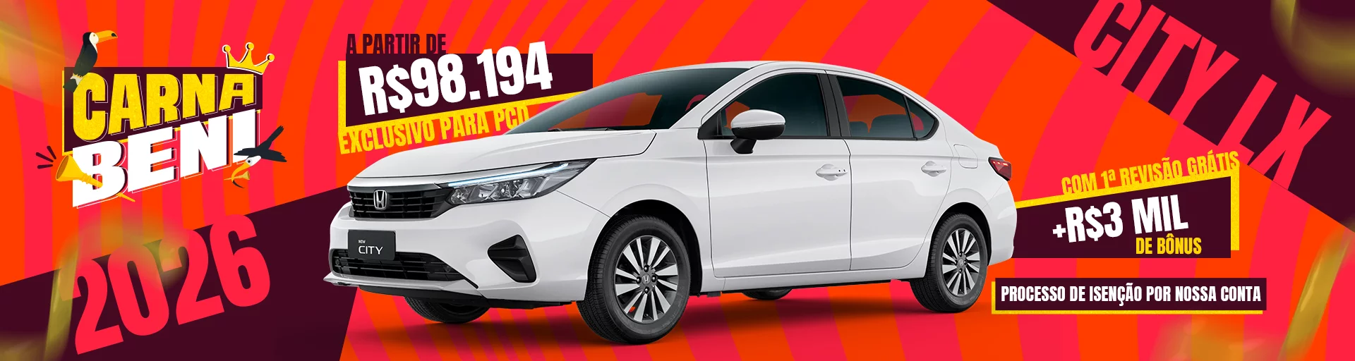 Honda Beni Car - City PCD